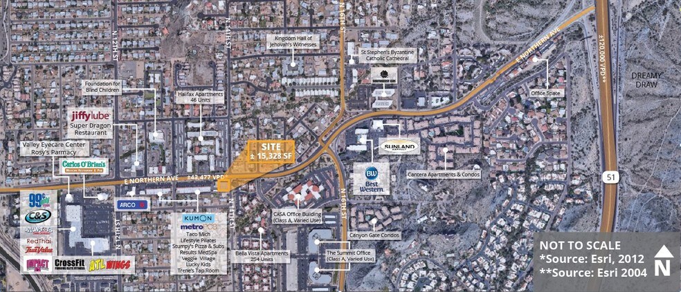 1379 E Northern Ave, Phoenix, AZ à vendre - Photo de l’immeuble – Image 2 sur 7