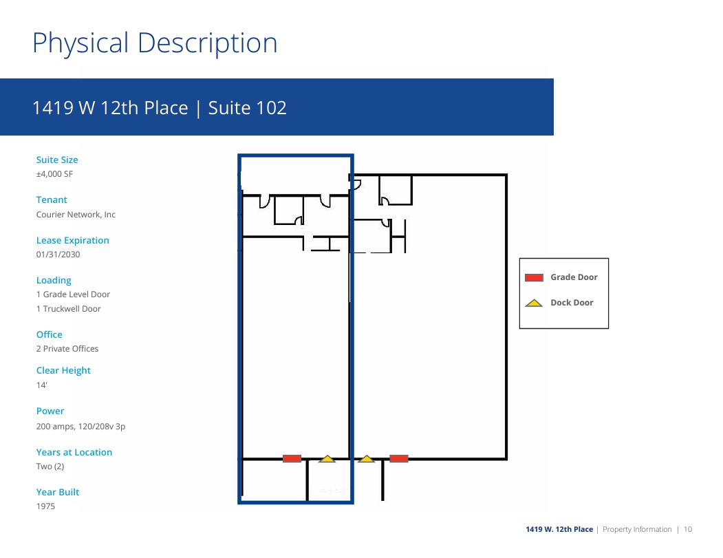 1419 W 12th Pl, Tempe, AZ 85281 - Lot 101/ 102 -  - Plan d’étage - Image 2 of 2