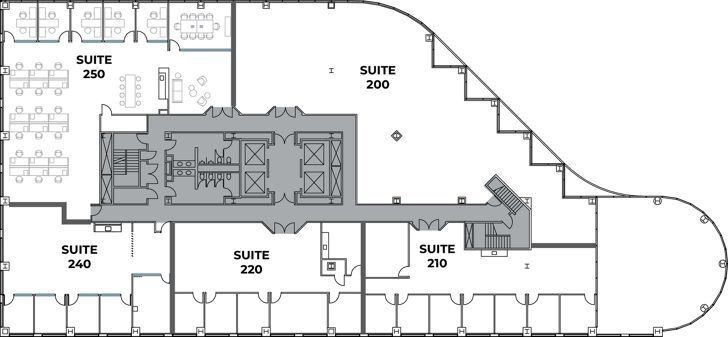 4270 Executive Sq, La Jolla, CA à louer Plan d’étage– Image 1 sur 4