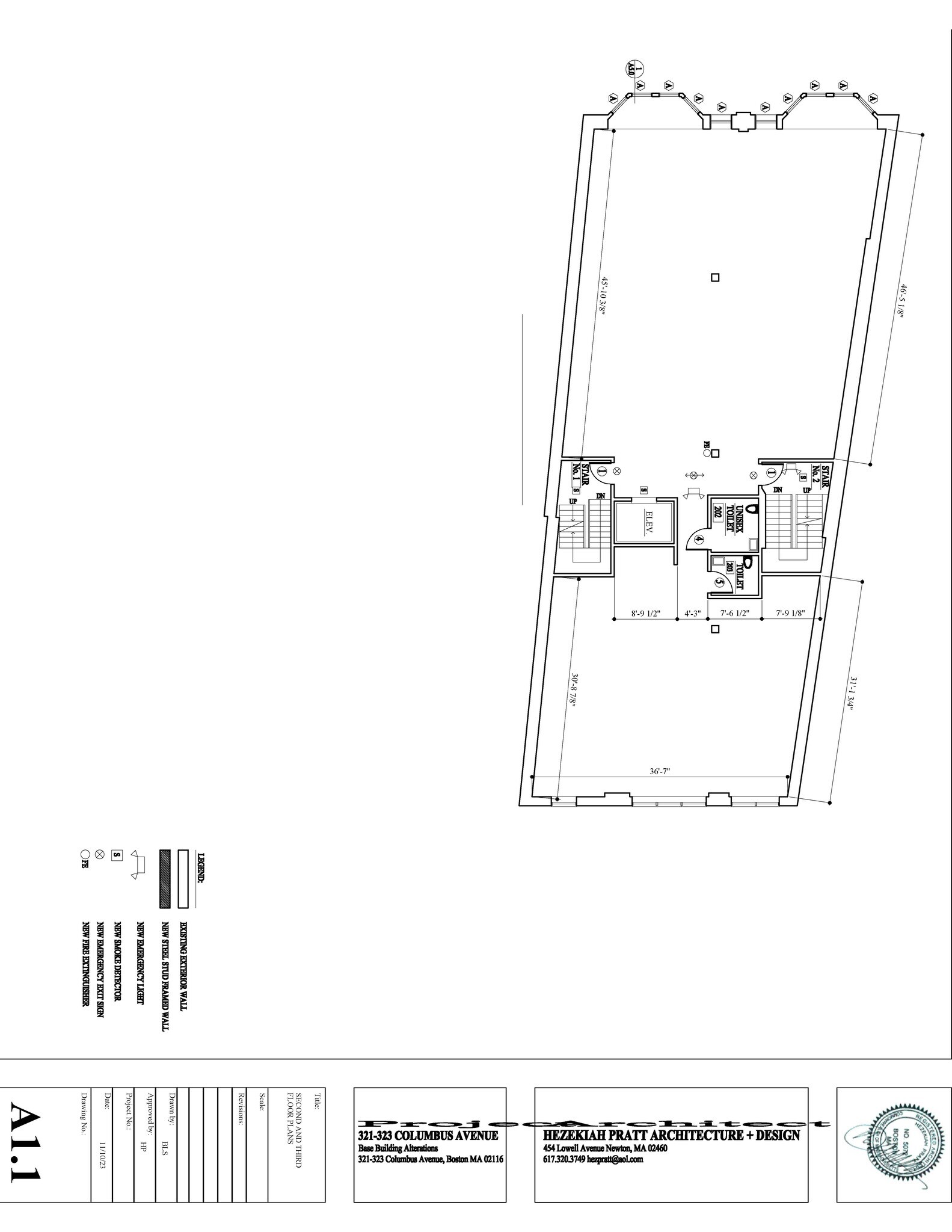 321 Columbus Ave, Boston, MA à louer Plan d’étage– Image 1 sur 5