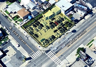 2315-2319 S La Brea Ave, Los Angeles, CA - VUE AÉRIENNE  vue de carte