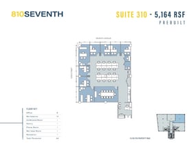 810 Seventh Ave, New York, NY à louer Plan d’étage– Image 1 sur 5