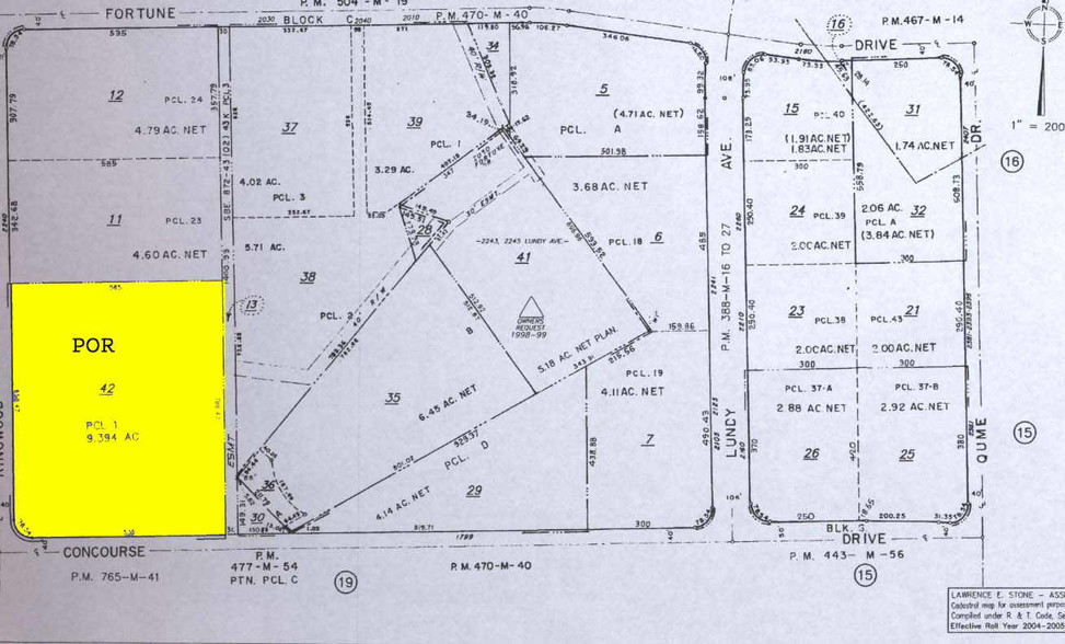 1863-1885 Concourse Dr, San Jose, CA à louer - Plan cadastral – Image 2 sur 19