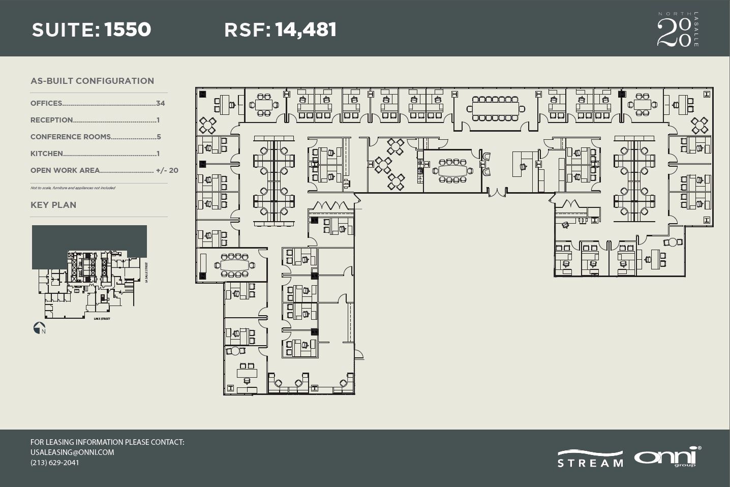 200 N LaSalle St, Chicago, IL à louer Plan d’étage– Image 1 sur 1