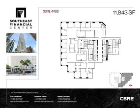 200 S Biscayne Blvd, Miami, FL à louer Plan de site– Image 1 sur 1