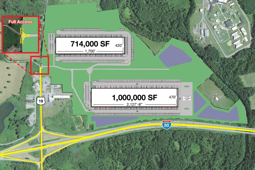 I-80 & Perry Highway, Mercer, PA à louer - Plan de site – Image 3 sur 3
