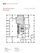 823 Commerce Dr, Oak Brook, IL à louer Plan d’étage– Image 1 sur 2