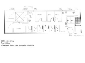 104 Bayard St, New Brunswick, NJ à louer Plan d’étage– Image 1 sur 1
