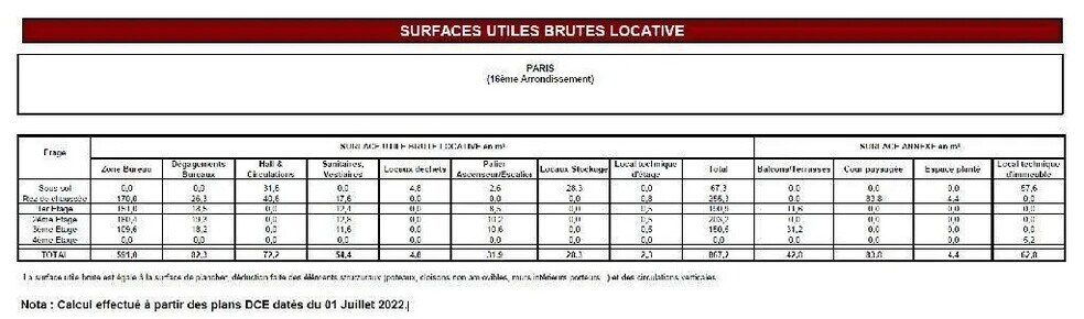 Bureau dans Paris à vendre - Plan d’étage – Image 3 sur 9