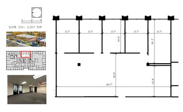 191 Waukegan Rd, Northfield, IL à louer Plan d’étage– Image 1 sur 3