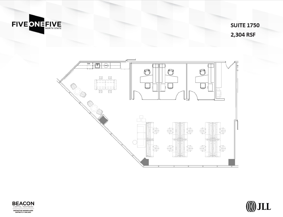 515 N State St, Chicago, IL à louer Plan d’étage– Image 1 sur 1