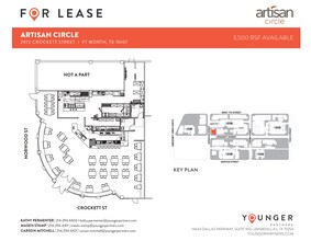 2973 W 7th St, Fort Worth, TX à louer Plan d’étage– Image 1 sur 1