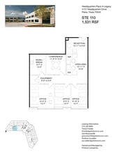 8560 Belleview Dr, Plano, TX à louer Plan d’étage– Image 1 sur 1