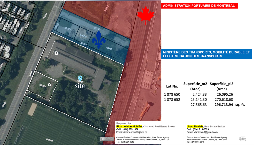 4650 Notre-Dame E, Montréal, QC à vendre - Plan de site – Image 2 sur 7