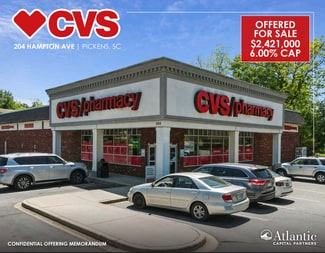 Plus de détails pour 204 Hampton Ave, Pickens, SC - Local commercial à vendre