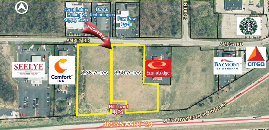 Ampey Road, Paw Paw, MI à vendre Photo principale– Image 1 sur 2