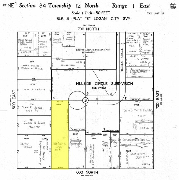 631 E 600 N, Logan, UT à vendre - Plan de site – Image 3 sur 4