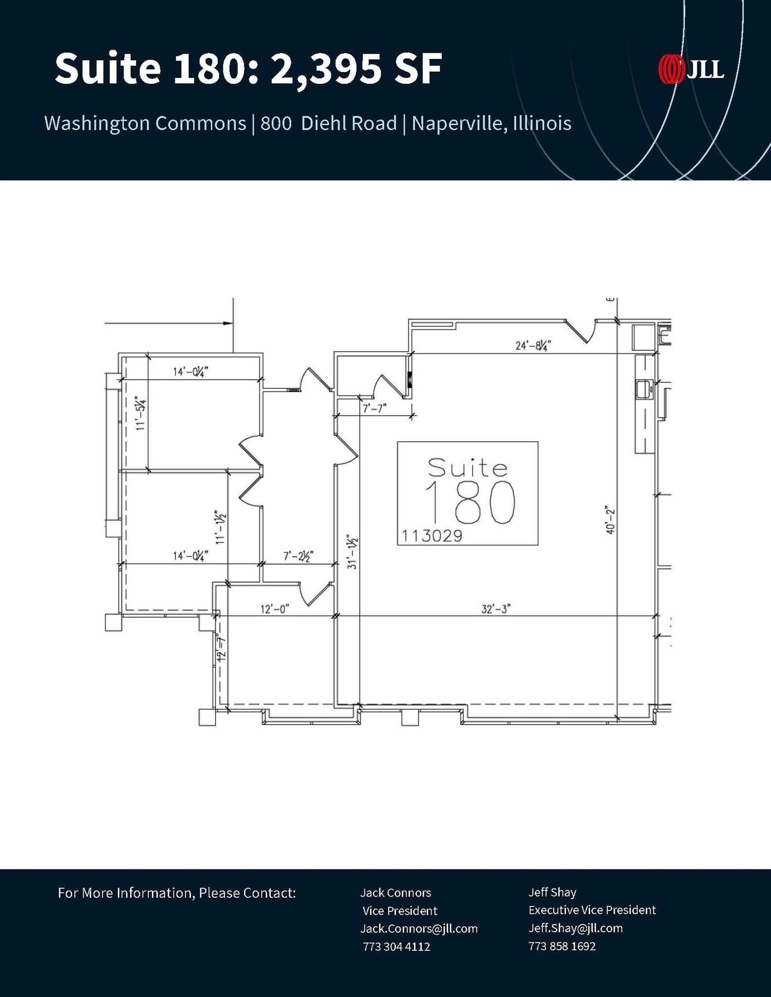 450-500 E Diehl Rd, Naperville, IL à louer Plan d’étage– Image 1 sur 1
