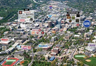 911-915 W Jefferson St, Boise, ID - Vue aérienne vue de carte