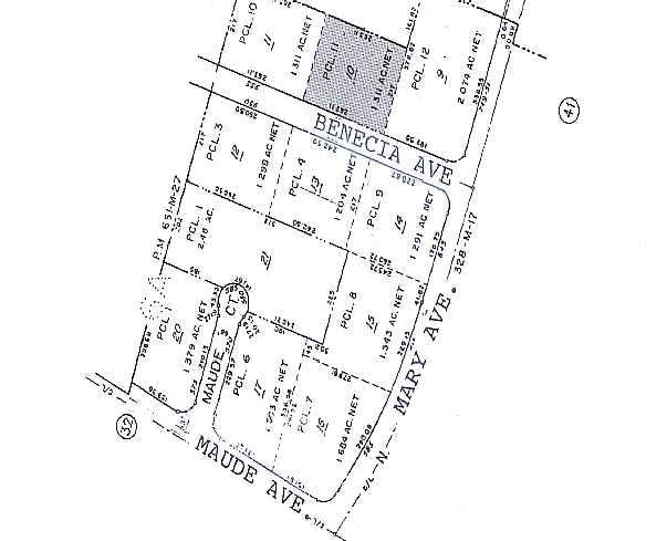 931-935 Benecia Ave, Sunnyvale, CA à louer - Plan cadastral – Image 2 sur 3