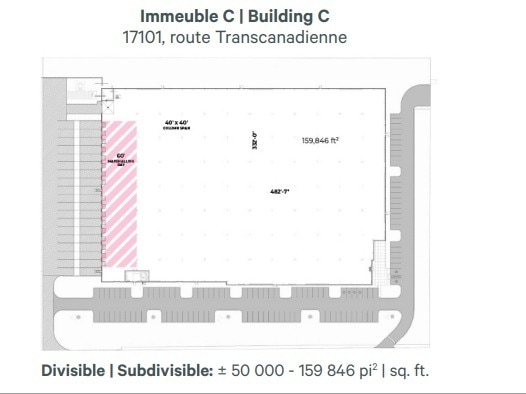 Aut Transcanada, Kirkland, QC à louer Plan d’étage– Image 1 sur 2