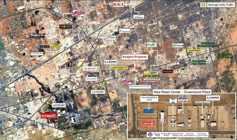 TBD FM 307, Midland, TX à vendre - Aérien – Image 2 sur 2