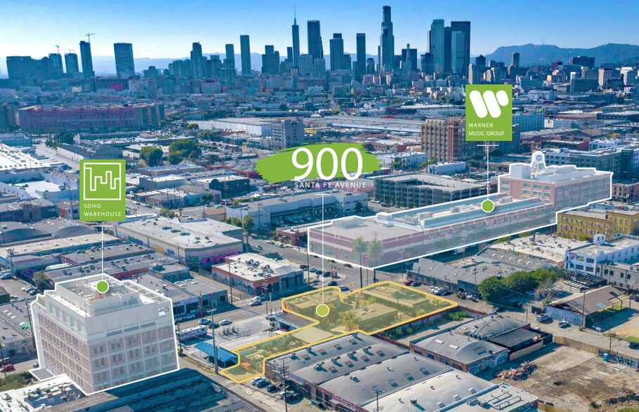 900 S Santa Fe Ave, Los Angeles, CA à vendre - Aérien – Image 1 sur 1