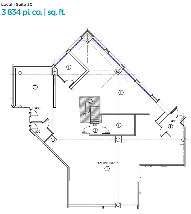 6505 Rte Transcanadienne, Montréal, QC à louer Plan d’étage– Image 1 sur 1