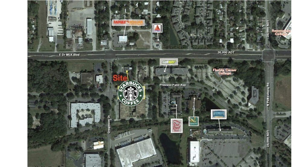 9601 Martin Luther King Jr Blvd, Tampa, FL à vendre - Aérien – Image 3 sur 14