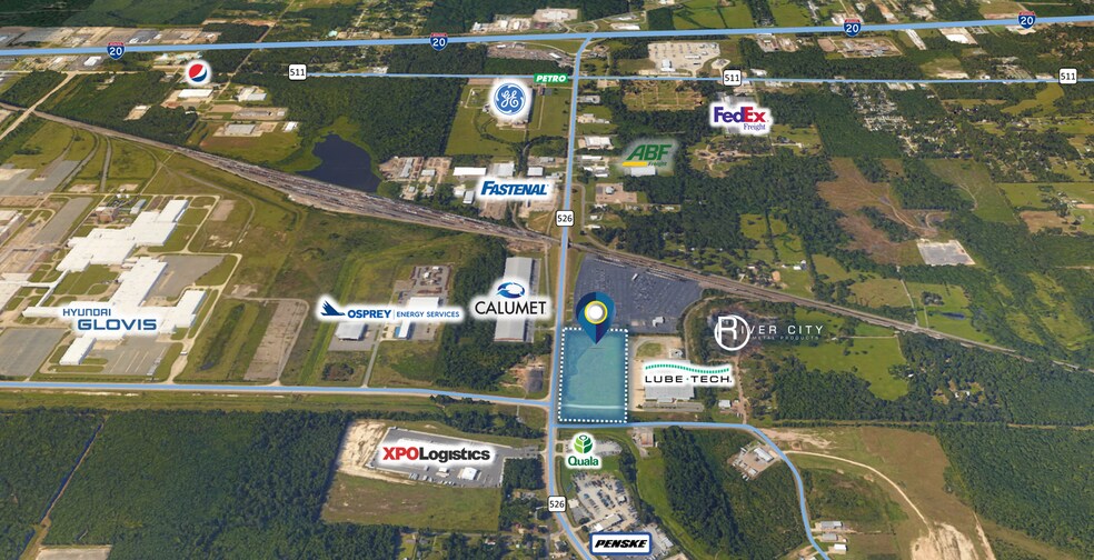 7601 W Bert Kouns Industrial Loop, Shreveport, LA à vendre - Photo de l’immeuble – Image 1 sur 1