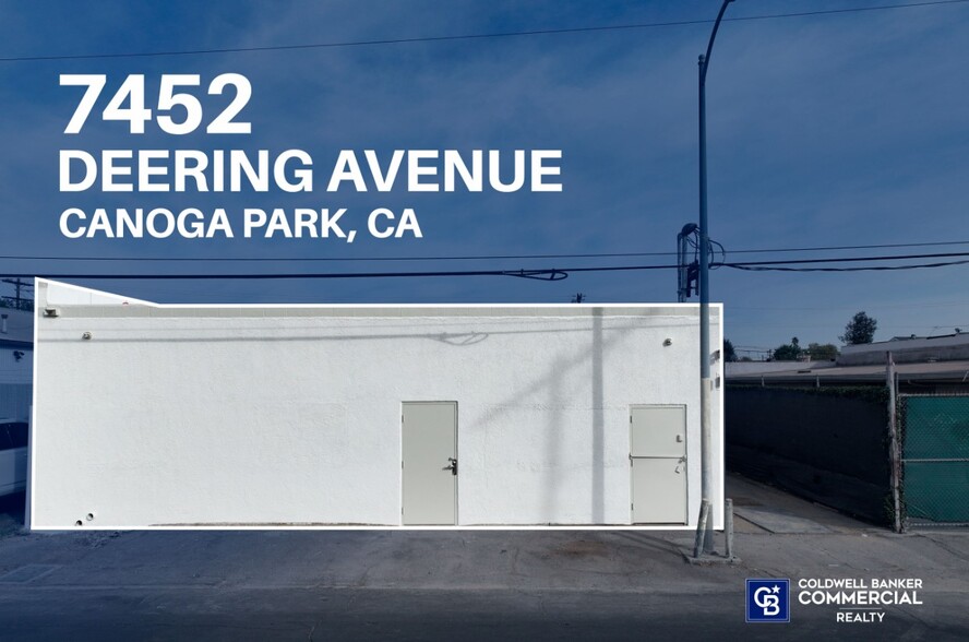 7452 Deering Ave, Canoga Park, CA à louer - Photo de l’immeuble – Image 1 sur 6