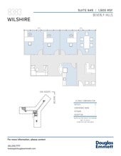 8383 Wilshire Blvd, Beverly Hills, CA à louer Plan d’étage– Image 1 sur 1