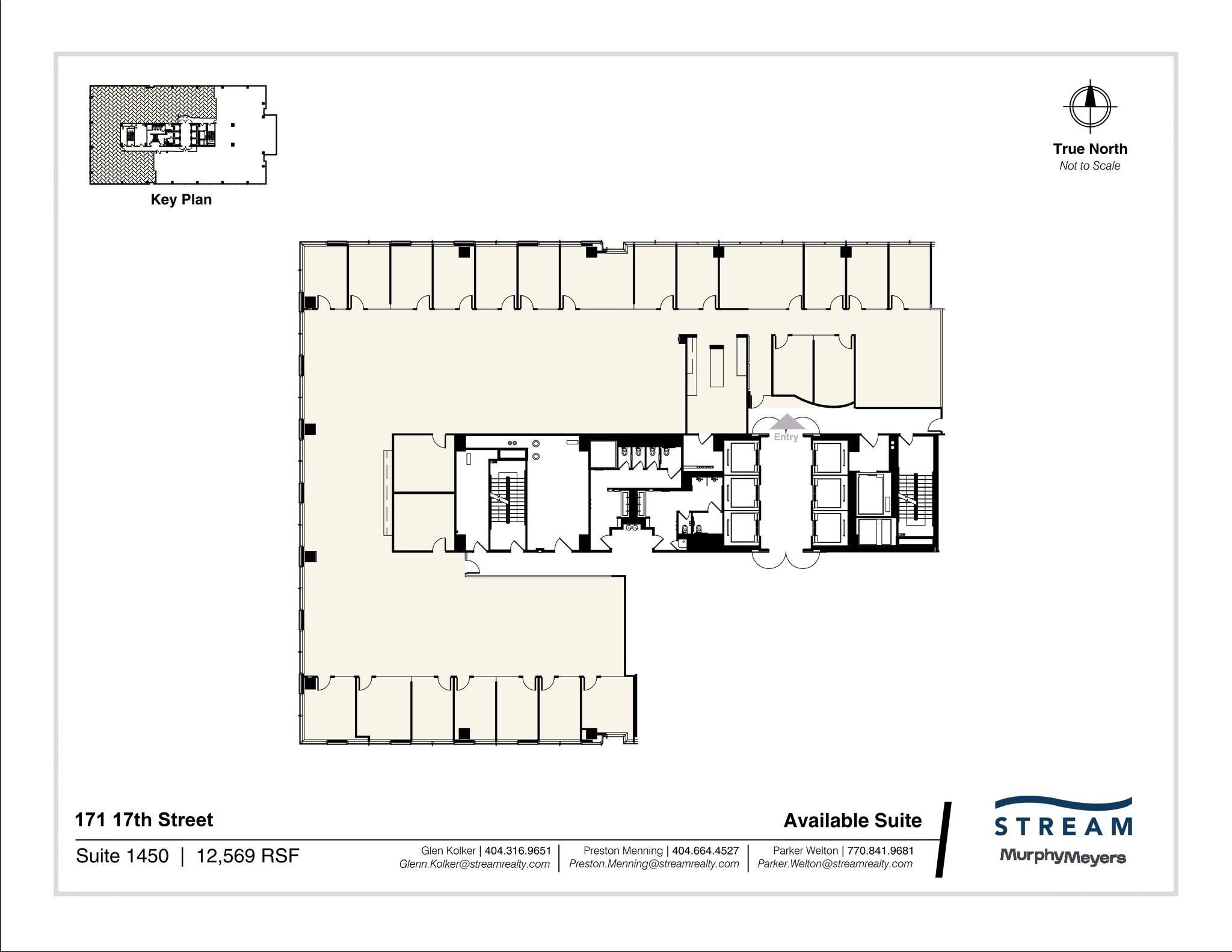 171 17th St NW, Atlanta, GA à louer Plan de site– Image 1 sur 1