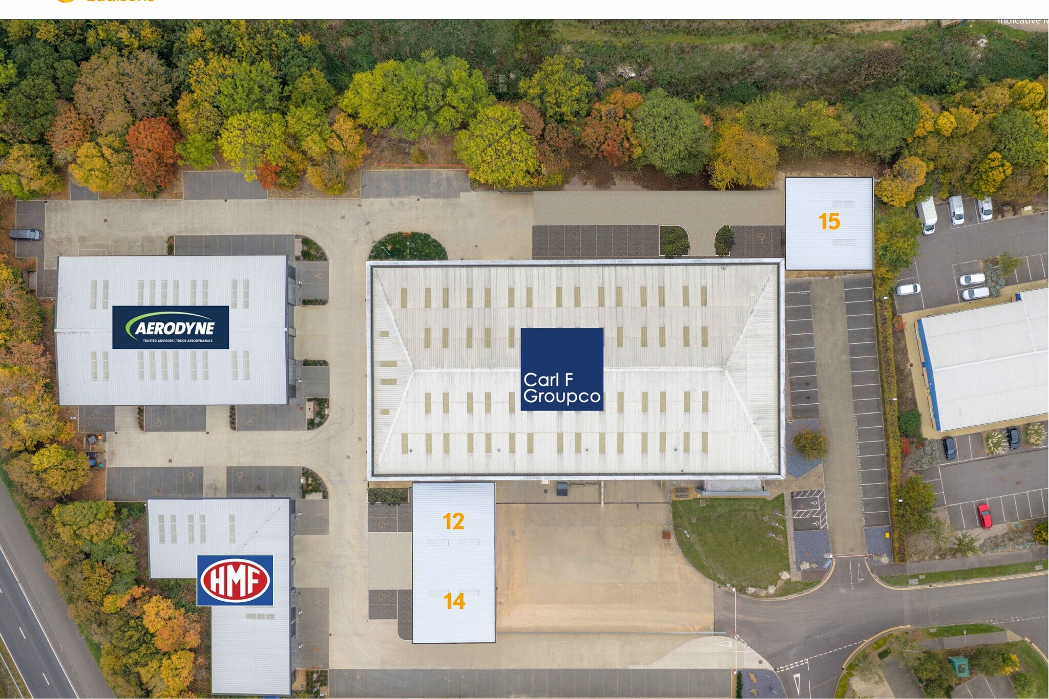 Units 15 Parigan Business Park, Jacob Way, Alwalton à louer Aérien– Image 1 sur 1
