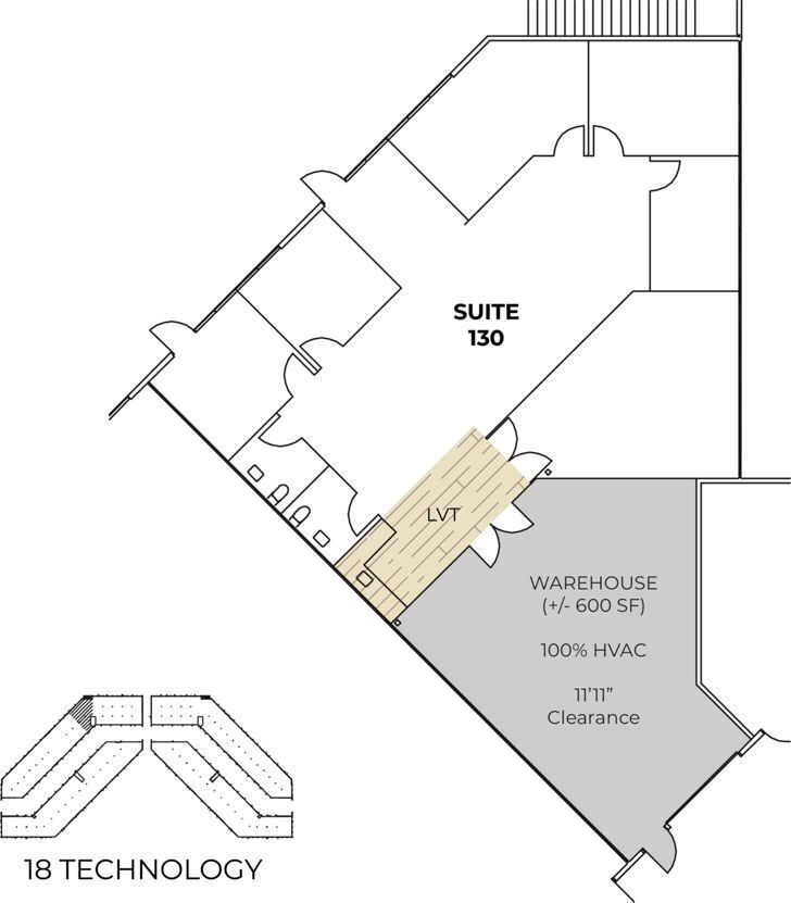 16 Technology Dr, Irvine, CA à louer Plan d’étage– Image 1 sur 1