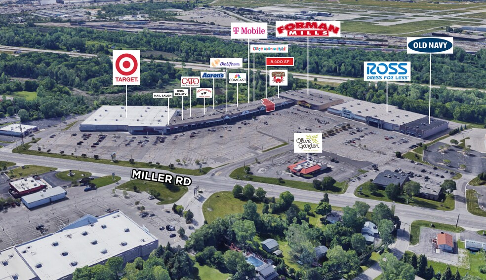 3527-3593 Miller Rd, Flint, MI à louer - Photo principale – Image 1 sur 4