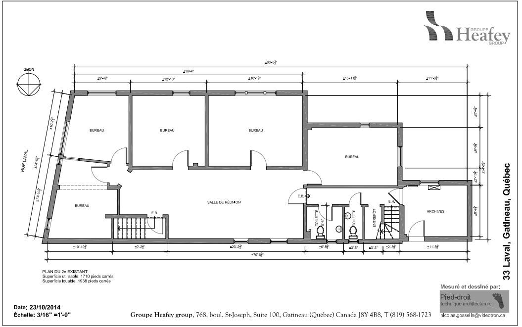 33 Rue Laval, Gatineau, QC à louer Plan d’étage– Image 1 sur 1