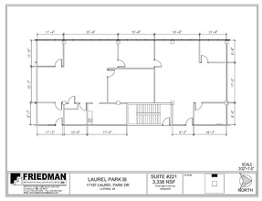 17197 N Laurel Park Dr, Livonia, MI à louer Plan d’étage– Image 1 sur 3