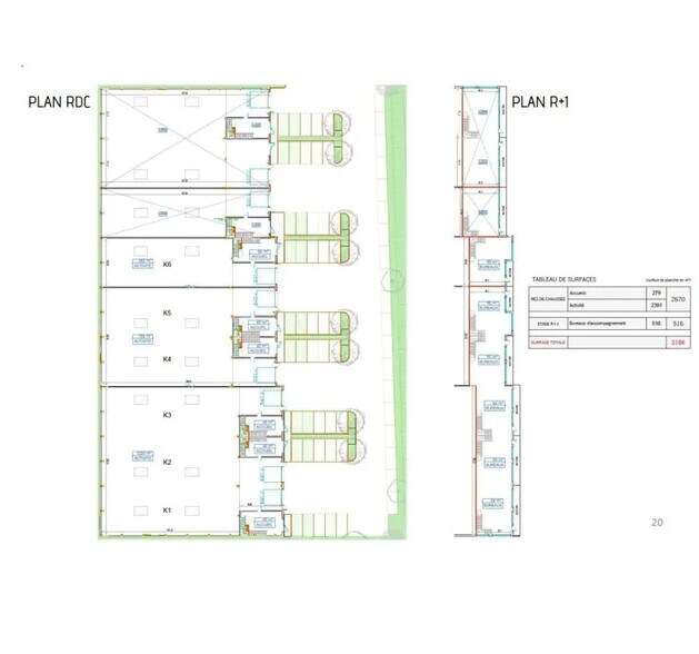 Local d’activités dans Cormeilles-en-Parisis à louer - Plan d’étage – Image 3 sur 3