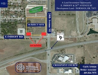 Plus de détails pour E Imhoff & 24th Avenue SE, Norman, OK - Terrain à vendre