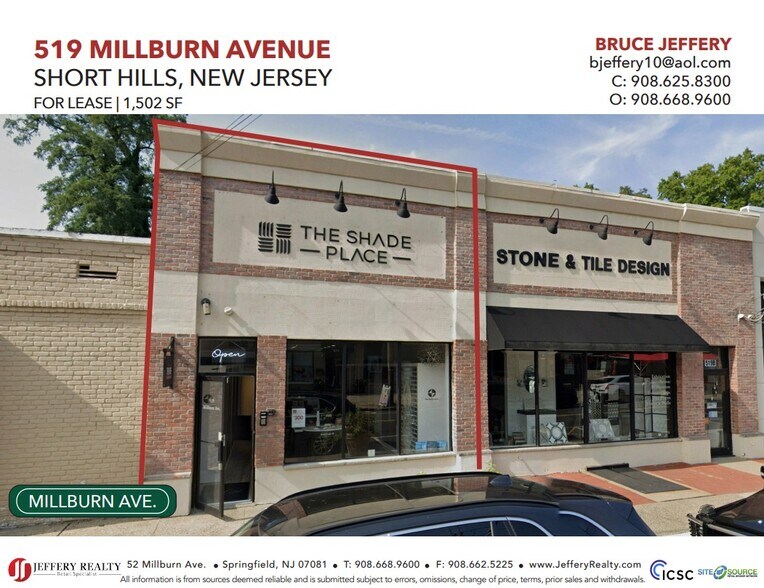 519 Millburn Ave, Short Hills, NJ à louer - Photo de l’immeuble – Image 1 sur 1