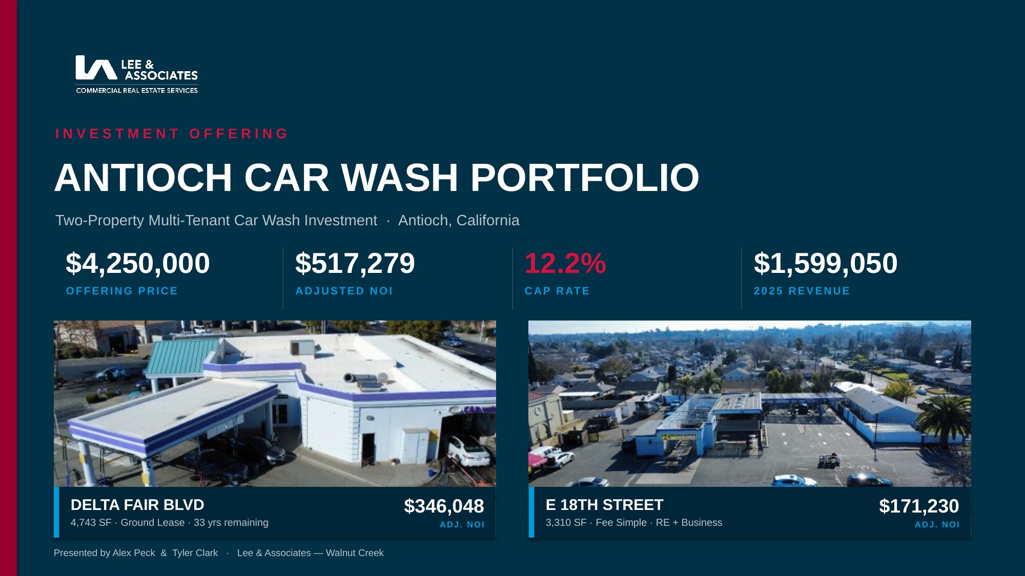 Antioch Car Wash Portfolio portefeuille de 2 biens à vendre sur LoopNet.fr Photo de l’immeuble– Image 1 sur 14