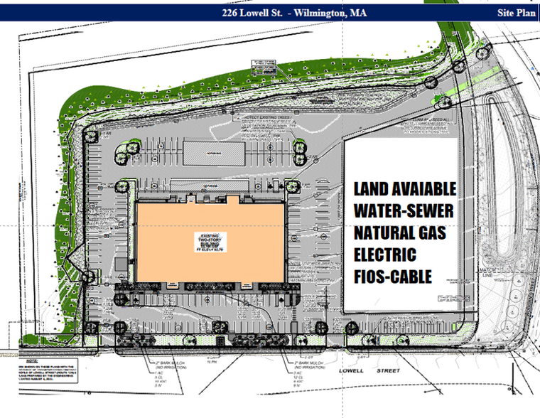 226 Lowell St, Wilmington, MA à louer - Plan de site – Image 1 sur 2