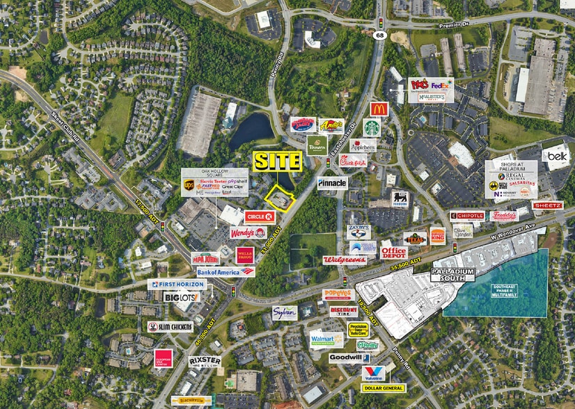 4053 River Pointe Pl, High Point, NC à louer - Aérien – Image 2 sur 4