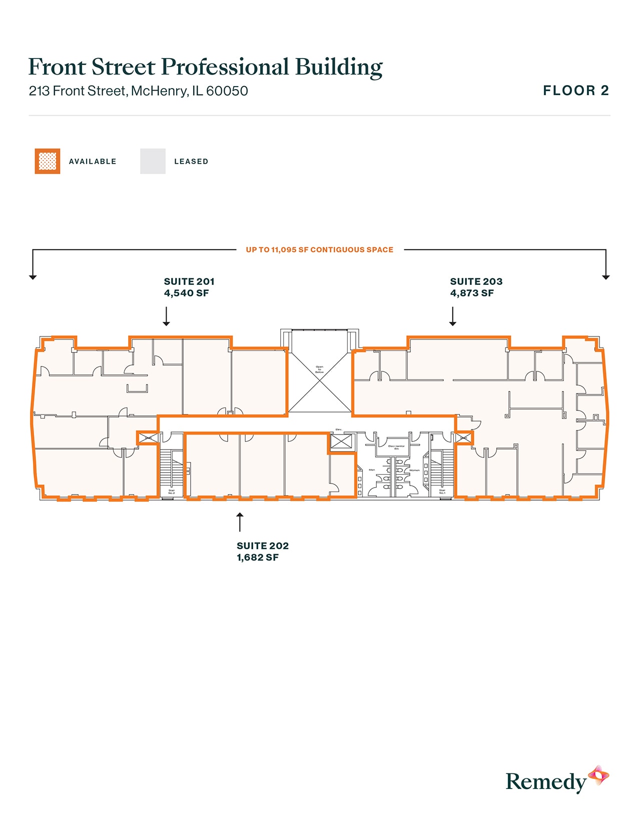 213 Front St, McHenry, IL à louer Plan d’étage– Image 1 sur 27