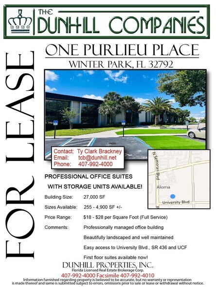 1 Purlieu Pl, Winter Park, FL à louer - Photo de l’immeuble – Image 2 sur 5