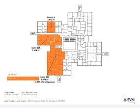 2202 Timberloch Pl, The Woodlands, TX à louer Plan d’étage– Image 1 sur 1
