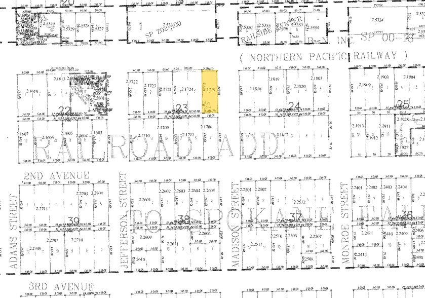154 S Madison St, Spokane, WA à louer - Plan cadastral – Image 3 sur 11