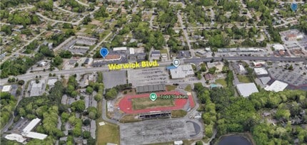 12486-12494 Warwick Blvd, Newport News, VA - Vue aérienne  vue de carte