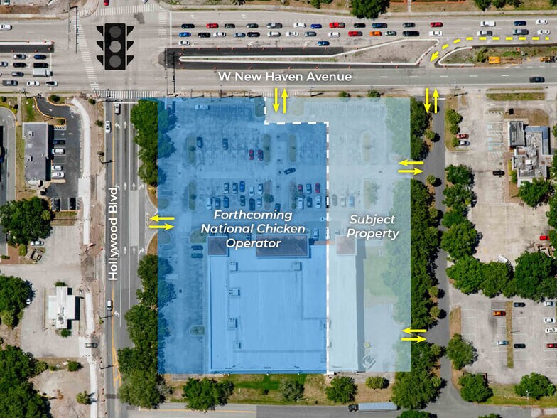 1955 W New Haven Ave, West Melbourne, FL à louer - Plan de site – Image 3 sur 4